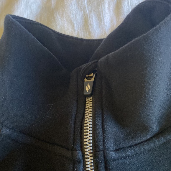 Black sketchers zip up coat - Picture 2 of 4